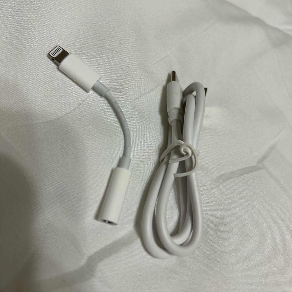 FREE with any purchase iPhone headphone extender cable & charger short